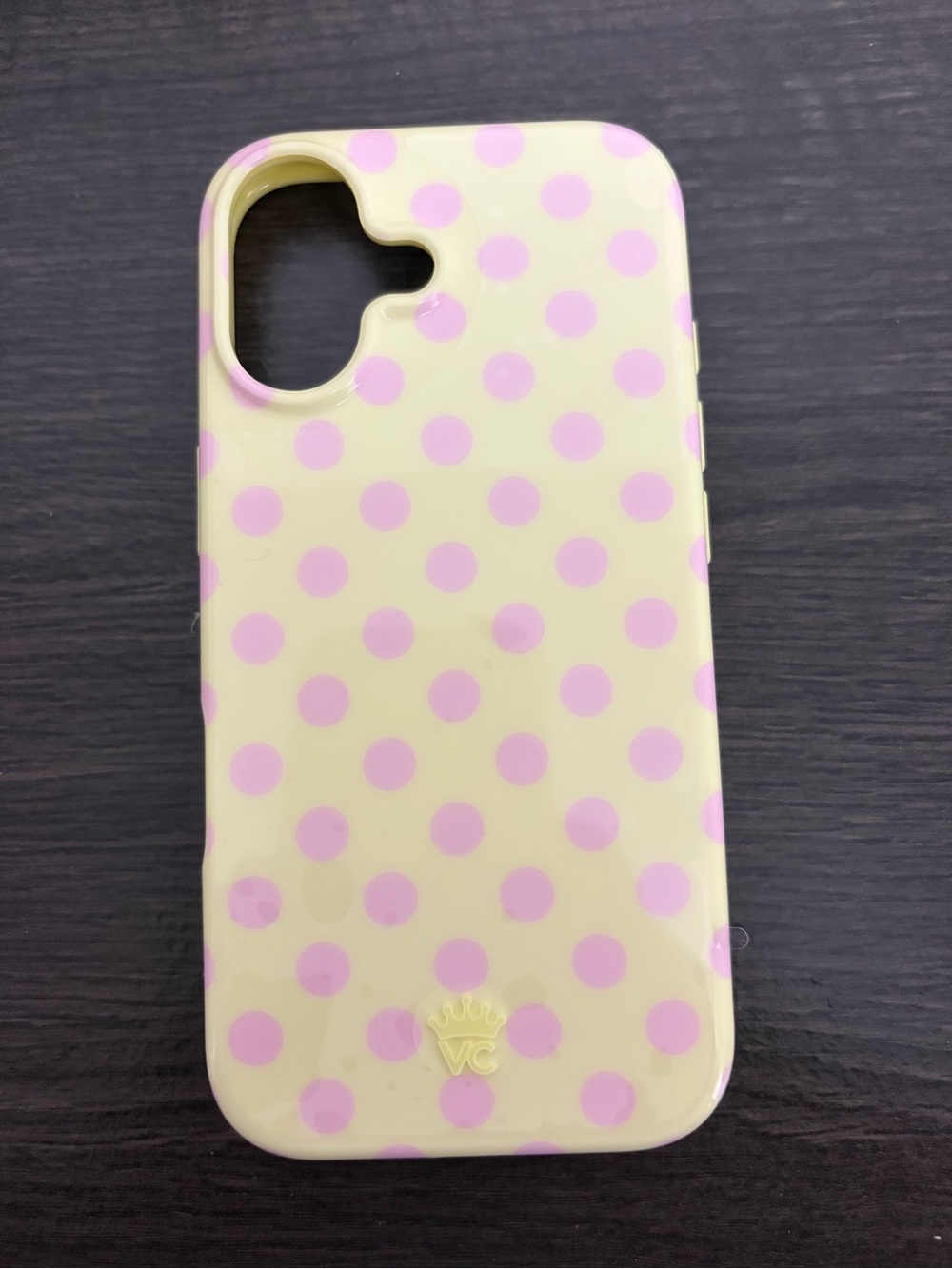 BRAND NEW Velvet caviar Polka Dot Pink & Butter Cream Yellow Phone 17 Case